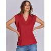 imageANRABESS Womens V Neck Sweater Vest Oversized Sleeveless Tops Casual Ribbed Knit Loose 2025 Summer Tank Top Outfits ClothesRed