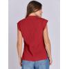 imageANRABESS Womens V Neck Sweater Vest Oversized Sleeveless Tops Casual Ribbed Knit Loose 2025 Summer Tank Top Outfits ClothesRed