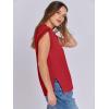 imageANRABESS Womens V Neck Sweater Vest Oversized Sleeveless Tops Casual Ribbed Knit Loose 2025 Summer Tank Top Outfits ClothesRed