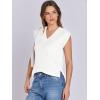imageANRABESS Womens V Neck Sweater Vest Oversized Sleeveless Tops Casual Ribbed Knit Loose 2025 Summer Tank Top Outfits ClothesWhite