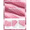 imageANRABESS Women Chunky Knit Sweater Vest Button Down Casual Sleeveless Cardigan with Pockets Spring Trendy Outfits 2025Pink