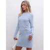 imageANRABESS Women Long Sleeve Casual Buttons Knit Bodycon Short Sweater Dress 2025 FallLight Blue