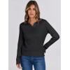 imageANRABESS Womens Cable Knit Sweaters Long Sleeve V Neck Sweater Tops Casual Pullover Polo Shirts 2024 Fall Fashion OutfitsBlack