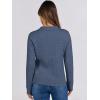 imageANRABESS Womens Cable Knit Sweaters Long Sleeve V Neck Sweater Tops Casual Pullover Polo Shirts 2024 Fall Fashion OutfitsDeep Blue