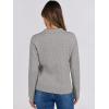 imageANRABESS Womens Cable Knit Sweaters Long Sleeve V Neck Sweater Tops Casual Pullover Polo Shirts 2024 Fall Fashion OutfitsGrey