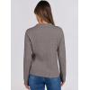 imageANRABESS Womens Cable Knit Sweaters Long Sleeve V Neck Sweater Tops Casual Pullover Polo Shirts 2024 Fall Fashion OutfitsGrey Coffee