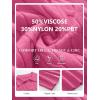 imageANRABESS Womens Cable Knit Sweaters Long Sleeve V Neck Sweater Tops Casual Pullover Polo Shirts 2024 Fall Fashion OutfitsHot Pink