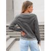 imageANRABESS Womens Striped Cardigan Sweaters Casual Long Sleeve Open Front Button Down Knit Cropped Jackets Fall Coat OuterwearStripe Black