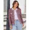 imageANRABESS Womens Striped Cardigan Sweaters Casual Long Sleeve Open Front Button Down Knit Cropped Jackets Fall Coat OuterwearStripe Burgundy