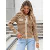 imageANRABESS Womens Striped Cardigan Sweaters Casual Long Sleeve Open Front Button Down Knit Cropped Jackets Fall Coat OuterwearStripe Caramel