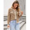 imageANRABESS Womens Striped Cardigan Sweaters Casual Long Sleeve Open Front Button Down Knit Cropped Jackets Fall Coat OuterwearStripe Caramel