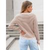 imageANRABESS Womens Striped Cardigan Sweaters Casual Long Sleeve Open Front Button Down Knit Cropped Jackets Fall Coat OuterwearStripe Khaki