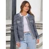 imageANRABESS Womens Striped Cardigan Sweaters Casual Long Sleeve Open Front Button Down Knit Cropped Jackets Fall Coat OuterwearStripe Navy Blue
