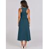 imageANRABESS Womens Summer Casual Sleeveless Midi Sundress Patchwork Knit High Neck Tank Top Racerback Flowy Dresses PocketsCyan