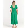 imageANRABESS Women Summer Casual Short Sleeve Crewneck Aline Swing Flowy Tiered Shirt Maxi Beach Long Dress 2025 Trendy OutfitsGrass