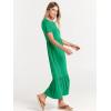 imageANRABESS Women Summer Casual Short Sleeve Crewneck Aline Swing Flowy Tiered Shirt Maxi Beach Long Dress 2025 Trendy OutfitsGrass