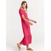 imageANRABESS Women Summer Casual Short Sleeve Crewneck Aline Swing Flowy Tiered Shirt Maxi Beach Long Dress 2025 Trendy OutfitsPeach