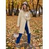 imageANRABESS Womens Cardigans Sweater 2024 Casual Lapel Open Front Knit Warm Wool Coatigan Jacket Long Blazer CoatApricot