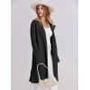 imageANRABESS Womens Cardigans Sweater 2024 Casual Lapel Open Front Knit Warm Wool Coatigan Jacket Long Blazer CoatBlack