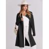 imageANRABESS Womens Cardigans Sweater 2024 Casual Lapel Open Front Knit Warm Wool Coatigan Jacket Long Blazer CoatBlack