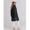 imageANRABESS Womens Cardigans Sweater 2024 Casual Lapel Open Front Knit Warm Wool Coatigan Jacket Long Blazer CoatBlack