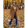 imageANRABESS Womens Cardigans Sweater 2024 Casual Lapel Open Front Knit Warm Wool Coatigan Jacket Long Blazer CoatCaramel
