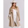 imageANRABESS Womens Cardigans Sweater 2024 Casual Lapel Open Front Knit Warm Wool Coatigan Jacket Long Blazer CoatDark Apricot