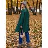 imageANRABESS Womens Cardigans Sweater 2024 Casual Lapel Open Front Knit Warm Wool Coatigan Jacket Long Blazer CoatDark Green