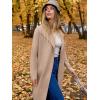 imageANRABESS Womens Cardigans Sweater 2024 Casual Lapel Open Front Knit Warm Wool Coatigan Jacket Long Blazer CoatDeep Apricot