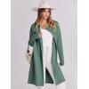 imageANRABESS Womens Cardigans Sweater 2024 Casual Lapel Open Front Knit Warm Wool Coatigan Jacket Long Blazer CoatGreen