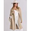 imageANRABESS Womens Cardigans Sweater 2024 Casual Lapel Open Front Knit Warm Wool Coatigan Jacket Long Blazer CoatKhaki
