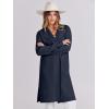 imageANRABESS Womens Cardigans Sweater 2024 Casual Lapel Open Front Knit Warm Wool Coatigan Jacket Long Blazer CoatNavy Blue