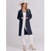 imageANRABESS Womens Cardigans Sweater 2024 Casual Lapel Open Front Knit Warm Wool Coatigan Jacket Long Blazer CoatNavy Blue