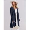 imageANRABESS Womens Cardigans Sweater 2024 Casual Lapel Open Front Knit Warm Wool Coatigan Jacket Long Blazer CoatNavy Blue