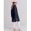 imageANRABESS Womens Cardigans Sweater 2024 Casual Lapel Open Front Knit Warm Wool Coatigan Jacket Long Blazer CoatNavy Blue