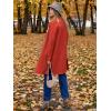 imageANRABESS Womens Cardigans Sweater 2024 Casual Lapel Open Front Knit Warm Wool Coatigan Jacket Long Blazer CoatOrange