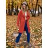 imageANRABESS Womens Cardigans Sweater 2024 Casual Lapel Open Front Knit Warm Wool Coatigan Jacket Long Blazer CoatOrange