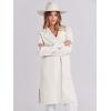 imageANRABESS Womens Cardigans Sweater 2024 Casual Lapel Open Front Knit Warm Wool Coatigan Jacket Long Blazer CoatWhite