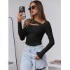 imageANRABESS Womens Cutout Tops Trendy Sexy Long Sleeve Shirts Ribbed Slim Fit Tee 2024 Fall Fashion Going Out Tshirts ClothesBlack