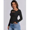 imageANRABESS Womens Cutout Tops Trendy Sexy Long Sleeve Shirts Ribbed Slim Fit Tee 2024 Fall Fashion Going Out Tshirts ClothesBlack
