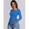 imageANRABESS Womens Cutout Tops Trendy Sexy Long Sleeve Shirts Ribbed Slim Fit Tee 2024 Fall Fashion Going Out Tshirts ClothesBlue