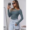 imageANRABESS Womens Cutout Tops Trendy Sexy Long Sleeve Shirts Ribbed Slim Fit Tee 2024 Fall Fashion Going Out Tshirts ClothesGrey Blue