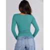 imageANRABESS Womens Cutout Tops Trendy Sexy Long Sleeve Shirts Ribbed Slim Fit Tee 2024 Fall Fashion Going Out Tshirts ClothesLake Blue