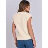 imageANRABESS Womens Summer Cap Sleeve Sweater Crewneck Sleeveless Knit Tops Casual Fit Vest 2025 Trendy Tank Top ShirtsApricot