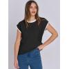 imageANRABESS Womens Summer Cap Sleeve Sweater Crewneck Sleeveless Knit Tops Casual Fit Vest 2025 Trendy Tank Top ShirtsBlack