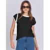 imageANRABESS Womens Summer Cap Sleeve Sweater Crewneck Sleeveless Knit Tops Casual Fit Vest 2025 Trendy Tank Top ShirtsBlack