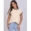 imageANRABESS Womens Summer Cap Sleeve Sweater Crewneck Sleeveless Knit Tops Casual Fit Vest 2025 Trendy Tank Top ShirtsLine Apricot