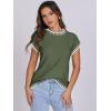 imageANRABESS Womens Summer Cap Sleeve Sweater Crewneck Sleeveless Knit Tops Casual Fit Vest 2025 Trendy Tank Top ShirtsLine Green