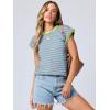 imageANRABESS Womens Summer Cap Sleeve Sweater Crewneck Sleeveless Knit Tops Casual Fit Vest 2025 Trendy Tank Top ShirtsStripe Blue Pink