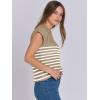 imageANRABESS Womens Summer Cap Sleeve Sweater Crewneck Sleeveless Knit Tops Casual Fit Vest 2025 Trendy Tank Top ShirtsStripe Coffee